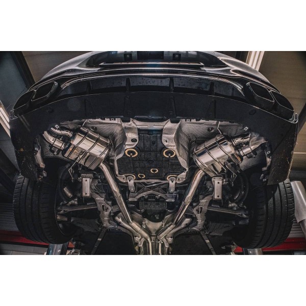 Echappement inox CAPRISTO Mercedes SL63 AMG R232 (2021+)-Ligne Fap-Back à valves