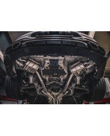 Echappement inox CAPRISTO Mercedes SL63 AMG R232 (2021+)-Ligne Fap-Back à valves