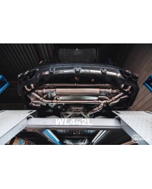 Echappement inox DCE PARTS pour BMW X5 45e / 50e G05 (2018+)(2023+)-Silencieux à valves 4 sorties