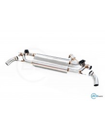 Echappement inox DCE PARTS pour BMW X5 45e / 50e G05 (2018+)(2023+)-Silencieux à valves