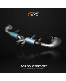 Echappement Titane IPE INNOTECH Porsche 992 GT3 + RS (2021+) - Silencieux à valves