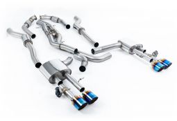 Ligne d'échappement Fap-Back à valves MILLTEK AUDI S8 D5 4,0 TFSI V8 (2020+)(Homologuée)