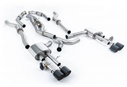 Ligne d'échappement Fap-Back à valves MILLTEK AUDI S8 D5 4,0 TFSI V8 (2020+)(Homologuée)