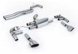 Ligne d'échappement inox Cat/Fap-Back MILLTEK AUDI RS3 8V Berline avec /sans FAP (2017+)(2019+)(RACE 80mm )