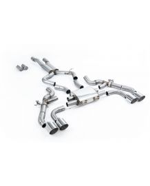 Ligne d'échappement inox FAP-Back à valves MILLTEK BMW X3M + COMPETITION F97 (2019+)(2022+)(Homologuée)