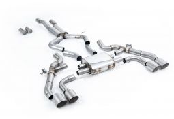 Ligne d'échappement inox FAP-Back à valves MILLTEK BMW X3M + COMPETITION F97 (2019+)(2022+)(Homologuée)