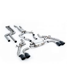 Ligne d'échappement inox Cat-Back à valves MILLTEK BMW X3M + COMPETITION F97 (2019-2021)(Race)