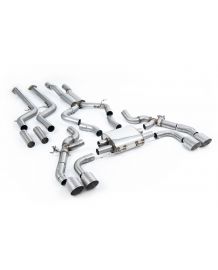 Ligne d'échappement inox Cat-Back à valves MILLTEK BMW X3M + COMPETITION F97 (2022+)(Race)