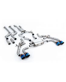 Ligne d'échappement inox Cat-Back à valves MILLTEK BMW X3M + COMPETITION F97 (2022+)(Race)