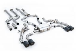 Ligne d'échappement inox Cat-Back à valves MILLTEK BMW X3M + COMPETITION F97 (2022+)(Race)