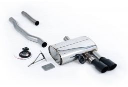 Echappement inox MILLTEK Mini Cooper S 2,0T F56 FAP (2019+)-Ligne Fap-back à valves