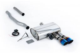 Echappement inox MILLTEK Mini Cooper S 2,0T F56 FAP (2019+)-Ligne Fap-back à valves