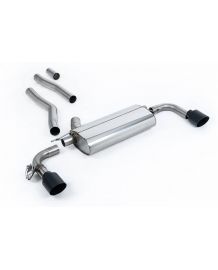 Ligne d'échappement inox FAP-Back à valves MILLTEK BMW 128ti 5 portes F40 (2021+)(Homologuée)