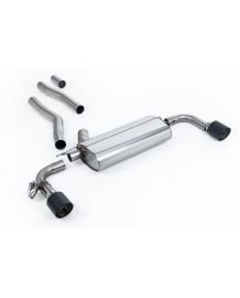 Ligne d'échappement inox FAP-Back à valves MILLTEK BMW 128ti 5 portes F40 (2021+)(Homologuée)