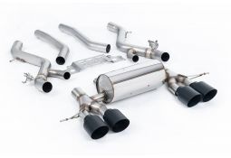 Ligne d'échappement inox FAP-Back à valves MILLTEK BMW M2 G87 (2023+)