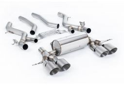 Ligne d'échappement inox FAP-Back à valves MILLTEK BMW M2 G87 (2023+)