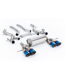 Ligne d'échappement inox FAP-Back à valves MILLTEK BMW M2 G87 (2023+)