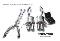 Echappement ARMYTRIX Chevrolet Corvette Gran Sport / Stingray C7 6.2L- Ligne cat-back à valves