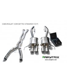 Echappement ARMYTRIX Chevrolet Corvette Gran Sport / Stingray C7 6.2L- Ligne cat-back à valves