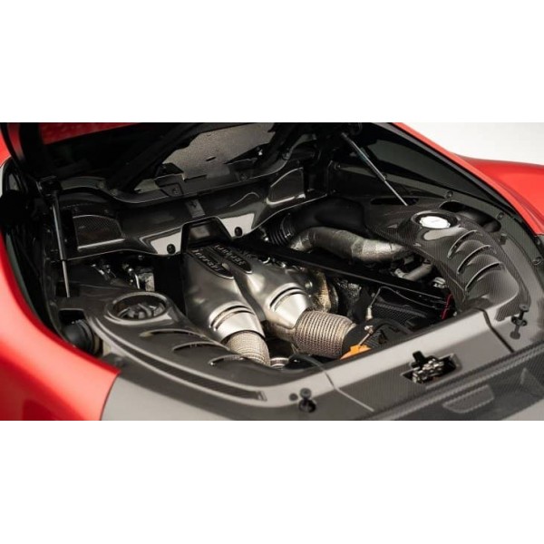 Caches compartiment moteur Carbone NOVITEC Ferrari 296