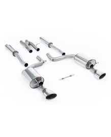 Ligne d'échappement Cat-Back MILLTEK Audi RS6 C6 V10 Bi-Turbo (2008-2010)(Homologuée)