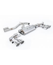 Ligne d'échappement FAP-Back à valves MILLTEK Audi S3 8Y Sportback 310ch (2020+)(Sport/Sorties Rondes)