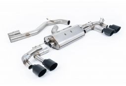 Ligne d'échappement FAP-Back à valves MILLTEK Audi S3 8Y Sportback 310ch (2020+)(Sport/Sorties Rondes)