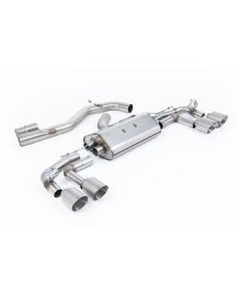 Ligne d'échappement FAP-Back à valves MILLTEK Audi S3 8Y Sportback 310ch (2020+)(Sport/Sorties Rondes)