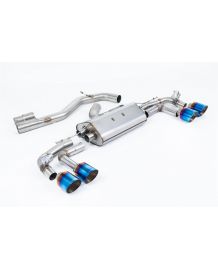 Ligne d'échappement FAP-Back à valves MILLTEK Audi S3 8Y Sportback 310ch (2020+)(Sport/Sorties Rondes)