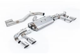 Ligne d'échappement FAP-Back à valves MILLTEK Audi S3 8Y Sportback 310ch (2020+)(Sport/Sorties ovales)