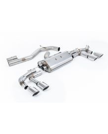 Ligne d'échappement FAP-Back à valves MILLTEK Audi S3 8Y Sportback 310ch (2020+)(Sport/Sorties ovales)