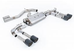 Ligne d'échappement FAP-Back à valves MILLTEK Audi S3 8Y Berline 310ch (2020+)(Sport/Sorties Rondes)