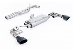 Ligne d'échappement Cat/Fap-Back à valves MILLTEK Audi TTRS MK3 8S 2,5 TFSI avec ou sans FAP (2015-2018)(2019+)(Racing 80mm )