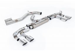 Ligne d'échappement FAP-Back à valves MILLTEK Audi S3 8Y Sportback 310ch (2020+)(RACE/Sorties ovales)