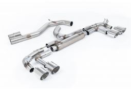 Ligne d'échappement FAP-Back à valves MILLTEK Audi S3 8Y Sportback 310ch (2020+)(RACE/Sorties rondes)