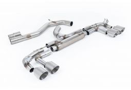 Ligne d'échappement FAP-Back à valves MILLTEK Audi S3 8Y Sportback 310ch (2020+)(RACE/Sorties rondes)