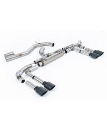 Ligne d'échappement inox FAP-Back à valves MILLTEK Audi S3 8Y Berline 310ch (2020+)(Race/Sorties ovales)