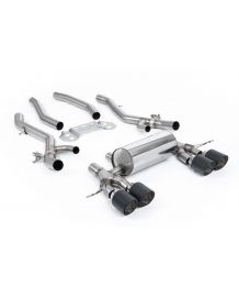 Ligne d'échappement inox FAP-Back à valves MILLTEK BMW M3 / M4 + COMPETITION G80/G82/G81 (2020+)(Race)