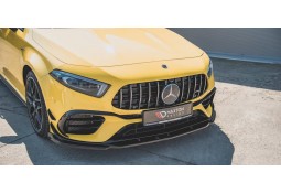 Spoiler / Lame de pare-chocs avant Mercedes A45 + S AMG W177 (2018-2022)