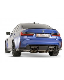 Echappement inox REMUS BMW M4 G82 / M3 G80 G81+ Competition (2021+)-Ligne Cat-Back à valves Sport