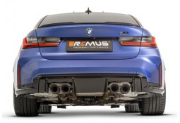 Echappement inox REMUS BMW M4 G82 / M3 G80 G81+ Competition (2021+)-Ligne Cat-Back à valves Sport