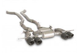 Echappement inox REMUS BMW M4 G82 / M3 G80 G81+ Competition (2021+)-Ligne Cat-Back à valves Sport