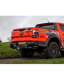 Ligne d'échappement MILLTEK Cat-Back à valves pour FORD Ranger RAPTOR 3,0 V6 Bi-Turbo (2023+)