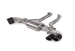 Echappement AKRAPOVIC pour BMW X6M F96 / X5M F95 + Compétition (2024+)-Silencieux à valves