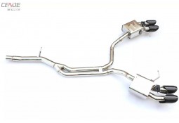 Echappement inoxCENDE Exhaust pour Porsche Macan 2,0 T (2014-2018)- Ligne Cat/Fap-Back à valves