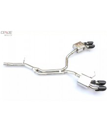 Echappement inoxCENDE Exhaust pour Porsche Macan 2,0 T (2014-2018)- Ligne Cat/Fap-Back à valves