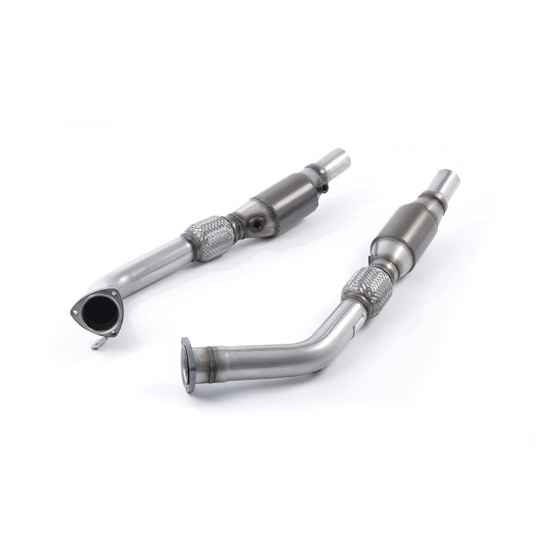 Downpipe + catalyseurs Sport Race MILLTEK pour Audi RS4 B7 4,2 V8 (2006-2008)