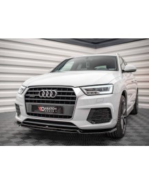 Spoiler / Lame de pare-chocs avant pour AUDI Q3 8U S-Line (2014-2018)