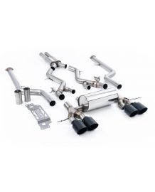 Ligne d'échappement inox Cat-Back à valves MILLTEK BMW M2 G87 (2023+)(Sport)