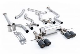 Ligne d'échappement inox Cat-Back à valves MILLTEK BMW M2 G87 (2023+)(Race)